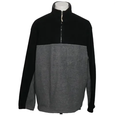Fleecetrøje (Sort, Grå) fra Henry Morell Polyester, Viscose