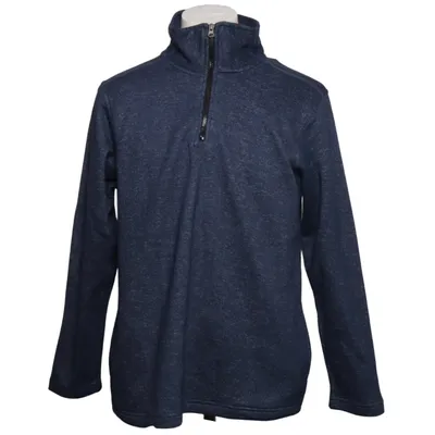 Fleecetröja (Blå) från Identic Man Bomull, Polyester