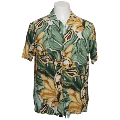 Short sleeve shirt (Green, Multicolored) from H&M Viscose