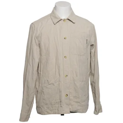 Skjortejakke (Beige) fra Only & Sons Bomuld
