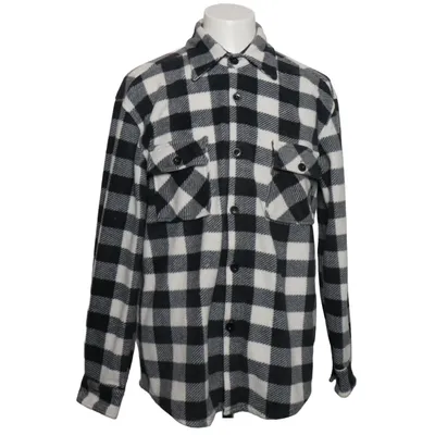 Overshirt (Black, White) from New Sensation Acrylic, Cotton