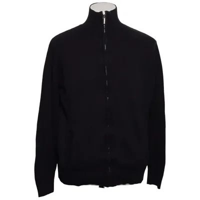 Cardigan (Zwart) van Peter Fitch Katoen