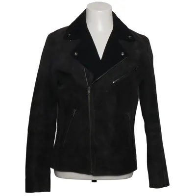 Bikerjacke (Grau) von Selected Homme Leder, Recyceltes Polyester