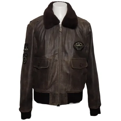 Flight jacket (Brown) from Conbipel Leather