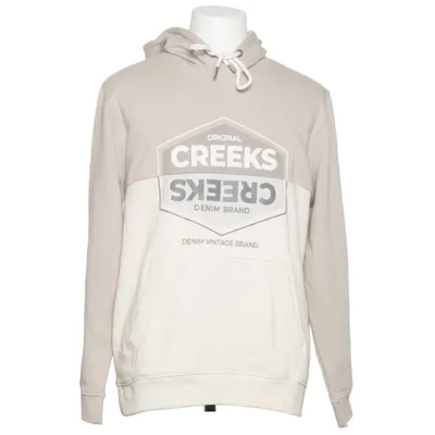 Capuchon sweater (Grijs, Beige) van Creeks Katoen, Polyester