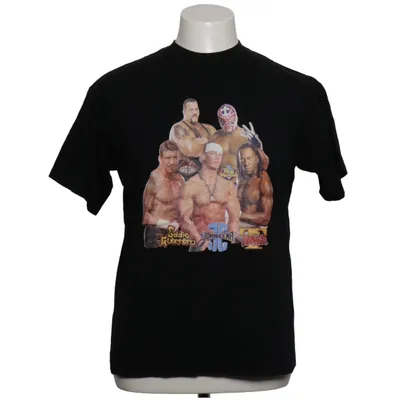T-shirt (Sort, Flerfarvet) fra Jerzees Bomuld