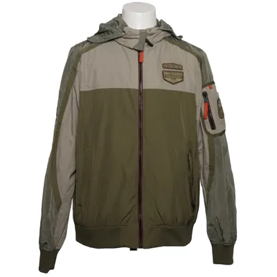 Outdoor jacket (Green, Beige, Orange) from PME Legend Cotton, Nylon, Recycled polyester