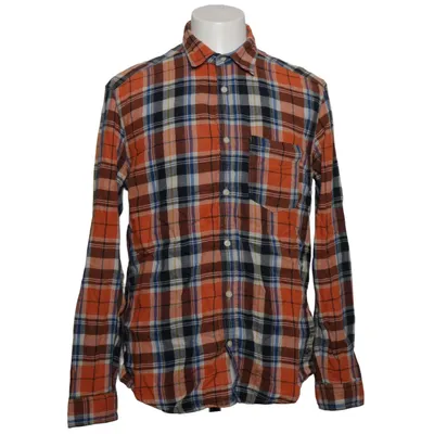 Flannel shirt (Orange, Blue, Multicolored) from Jack & Jones Cotton