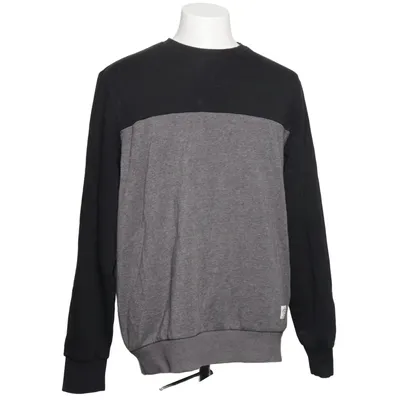 Collegetröja (Svart, Grå) från Pier One Bomull, Återvunnen polyester