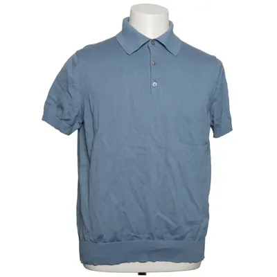 Sweater (Blue) from Strokesman's Organic cotton, Silk