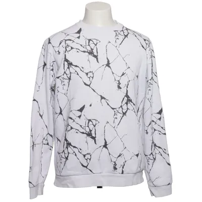 Sweatshirt (Hvid, Sort) fra Smog Bomuld, Polyester