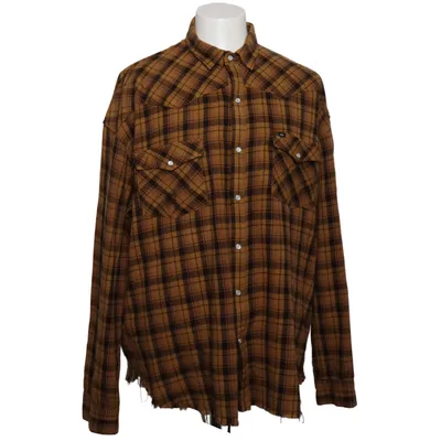 Chemise en flanelle (Marron, Jaune) de Lfdy Acrylique