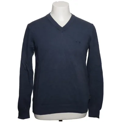 Pullover (Blå) från Hugo Boss Bomull, Ull