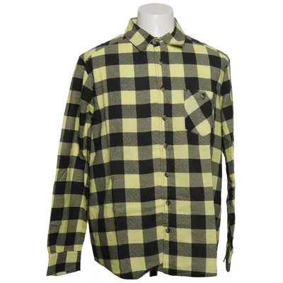 Flannel skjorte (Gul, Sort) fra Identic Man Bomuld, Polyester