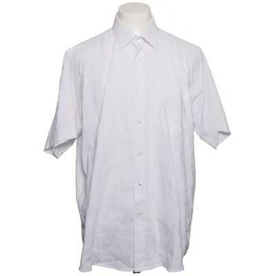Kortärmad skjorta (Vit) från Marcel Battiston Bomull, Polyester
