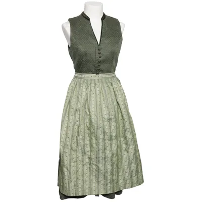 Dirndl (Grön, Vit) från Lieblingsgwand Bomull, Polyamid, Polyester