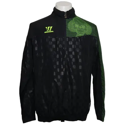 Träningsjacka (Svart, Grön) från Warrior Polyester