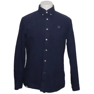 Overhemd (Blauw) van Crew Clothing Co. Katoen
