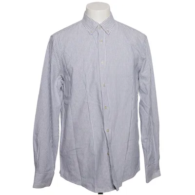 Shirt (White, Blue) from Plectrum by Ben Sherman Cotton