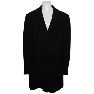 Coat (Black) from Theo Cotton, Elastane, Polyester, Wool