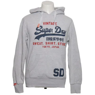 Hoodie (Gray, Blue, Red) from Superdry Cotton, Polyester