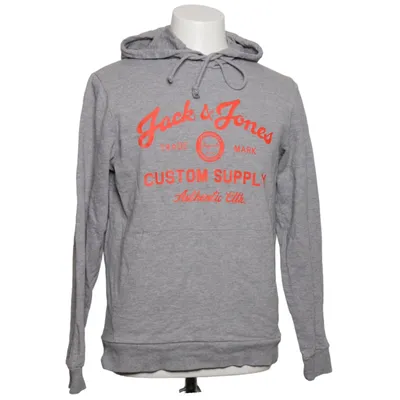 Huvtröja (Grå) från Originals by Jack & Jones Bomull, Viskos