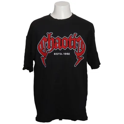 T-shirt (Sort, Rød) fra FSBN Bomuld