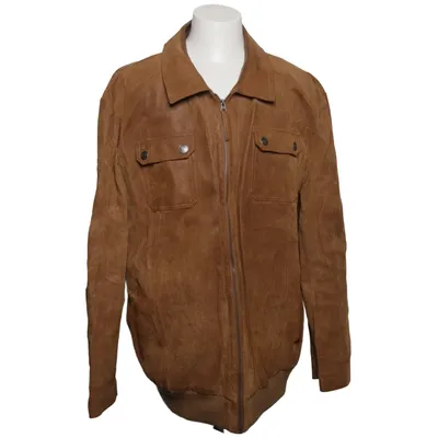 Läderjacka (XXL) från Man's World Akryl, Bomull, Skinn, Polyester