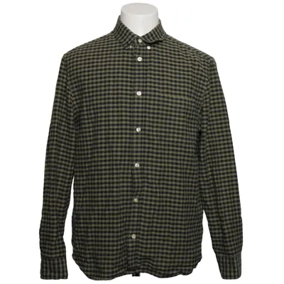 Flannel shirt (Green, Blue) from H&M Cotton
