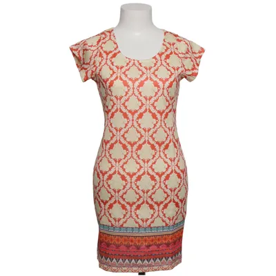 Kleid (Rot, Beige, Mehrfarbig) von 5th & Love Elasthan, Polyester