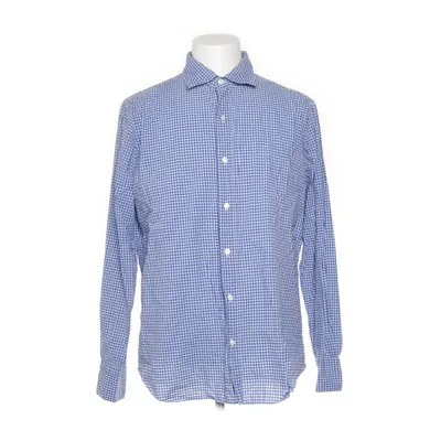 Buttondown-skjorta (Blå, Vit) från Finamore