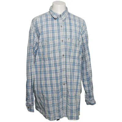 Flanellen overhemd (Blauw, Wit) van Blue One
