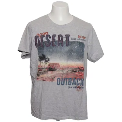 T-shirt (Gray, Multicolored) from Infinity Man Cotton, Viscose