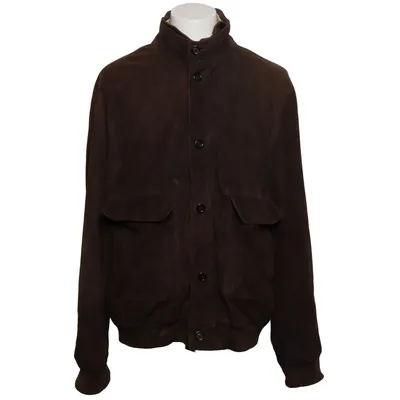 Leather jacket (Brown) from Fratelli Rossetti Cupro, Leather