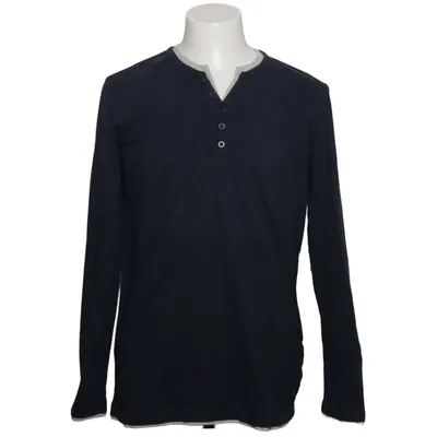 Henley shirt (Blue, Gray) from ESPRIT Organic