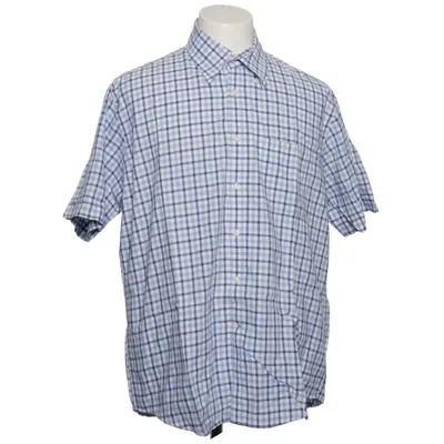 Korte mouwen shirt (Blauw, Wit) van Peter Fitch Katoen
