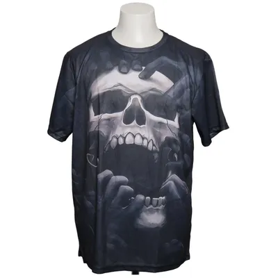 T-shirt (Gray, Multicolored) Polyester