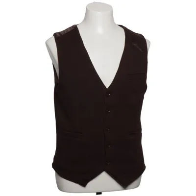 Suit vest (Brown) from Bird Cotton, Polyamide, Polyester