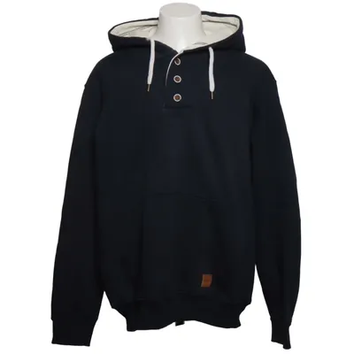 Sweat à capuche (Bleu) de Amaci Coton, Polyester