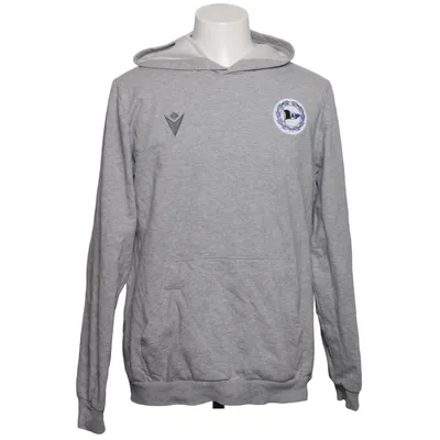 Sweat à capuche (Gris) de Macron Coton, Polyester
