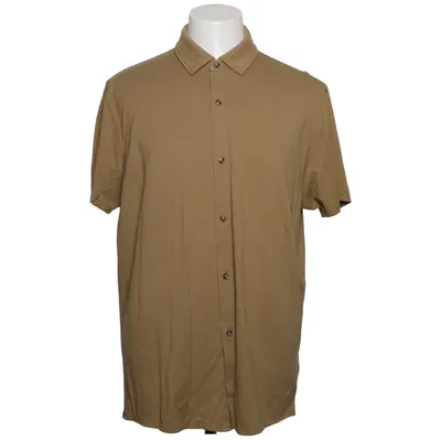 Korte mouwen shirt (Beige) van Olymp Katoen, Linnen, Lyocell, Polyamide