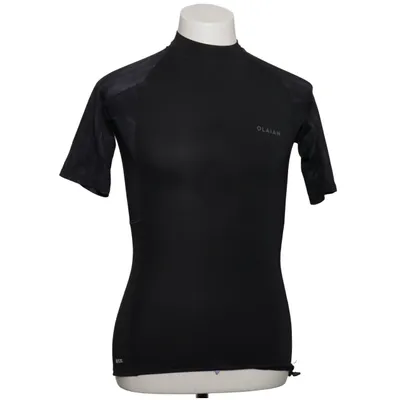 Swim shirt (Black) from Decathlon Elastane, Polyester