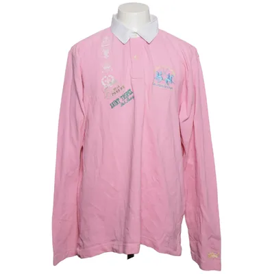 Rugbytröja (Rosa, Vit) från La Martina Bomull