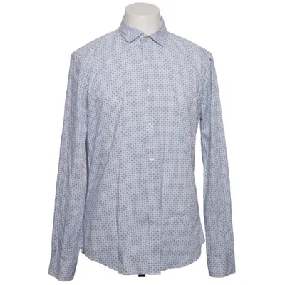Shirt (Blue, White) from Smog Cotton, Elastane, Polyester