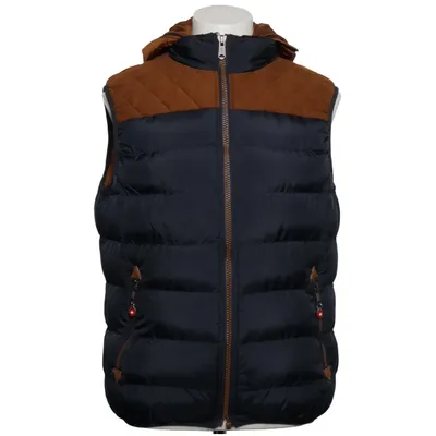 Outer vest (Blue, Brown) from Nature Polyester