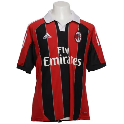 Fußball Trikot (Rot, Schwarz, Weiß) von Adidas Polyester