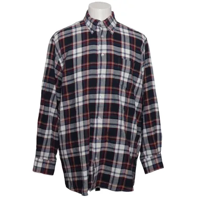 Flannel skjorte (Blå, Hvid, Rød) fra Henderson Bomuld
