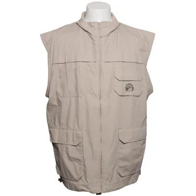 Outer vest (Beige) from Port Louis Cotton, Polyester