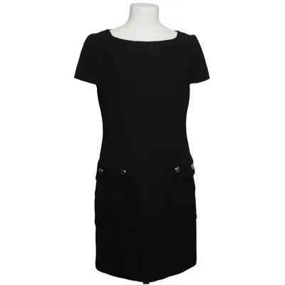 Dress (Black) from Prada Cupro, Silk, Wool