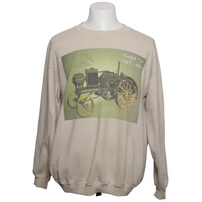 Collegetröja (Beige) från Gildan Activewear Bomull, Polyester